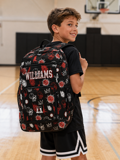 Large Personalized Basketball Backpack