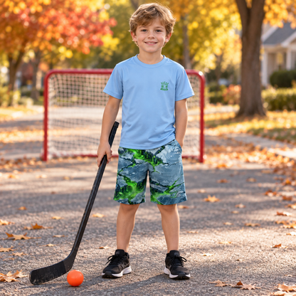 Boys Hockey Mesh Shorts and T-Shirt Set