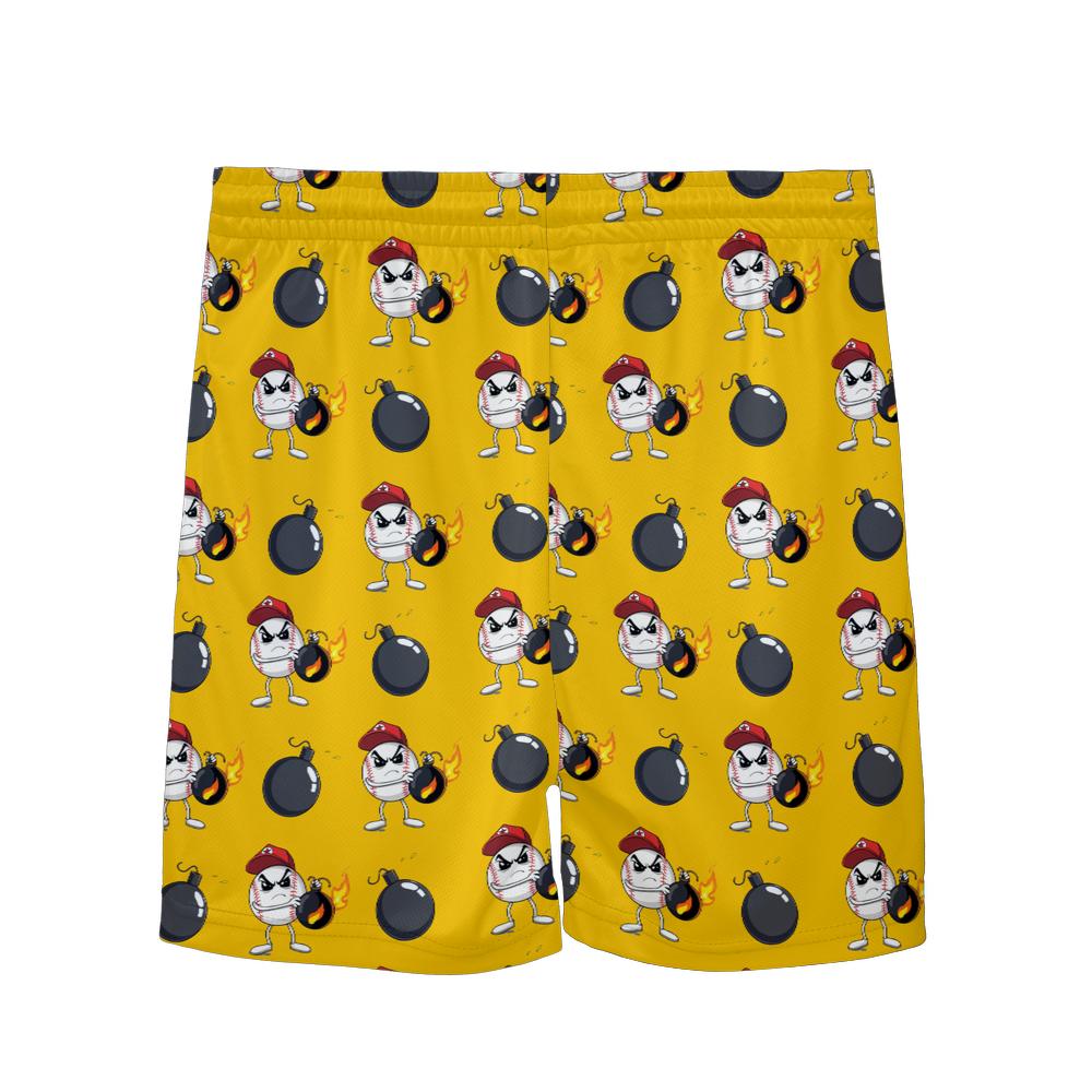 Youth Sturbridge Little League Baseball Shorts - Dropping Bombs Edition