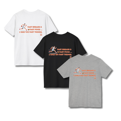Youth Fast Food Humor Basketball Shirt