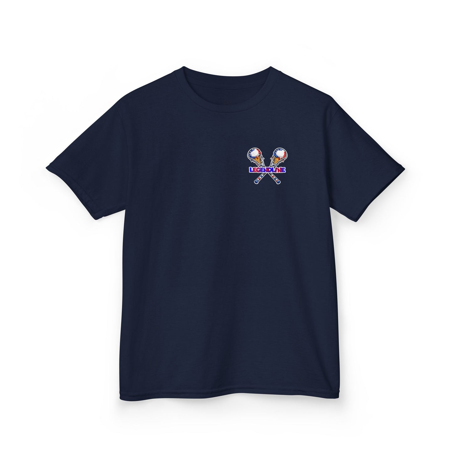 Kids Lacrosse T-Shirt, Youth Patriotic Shirt