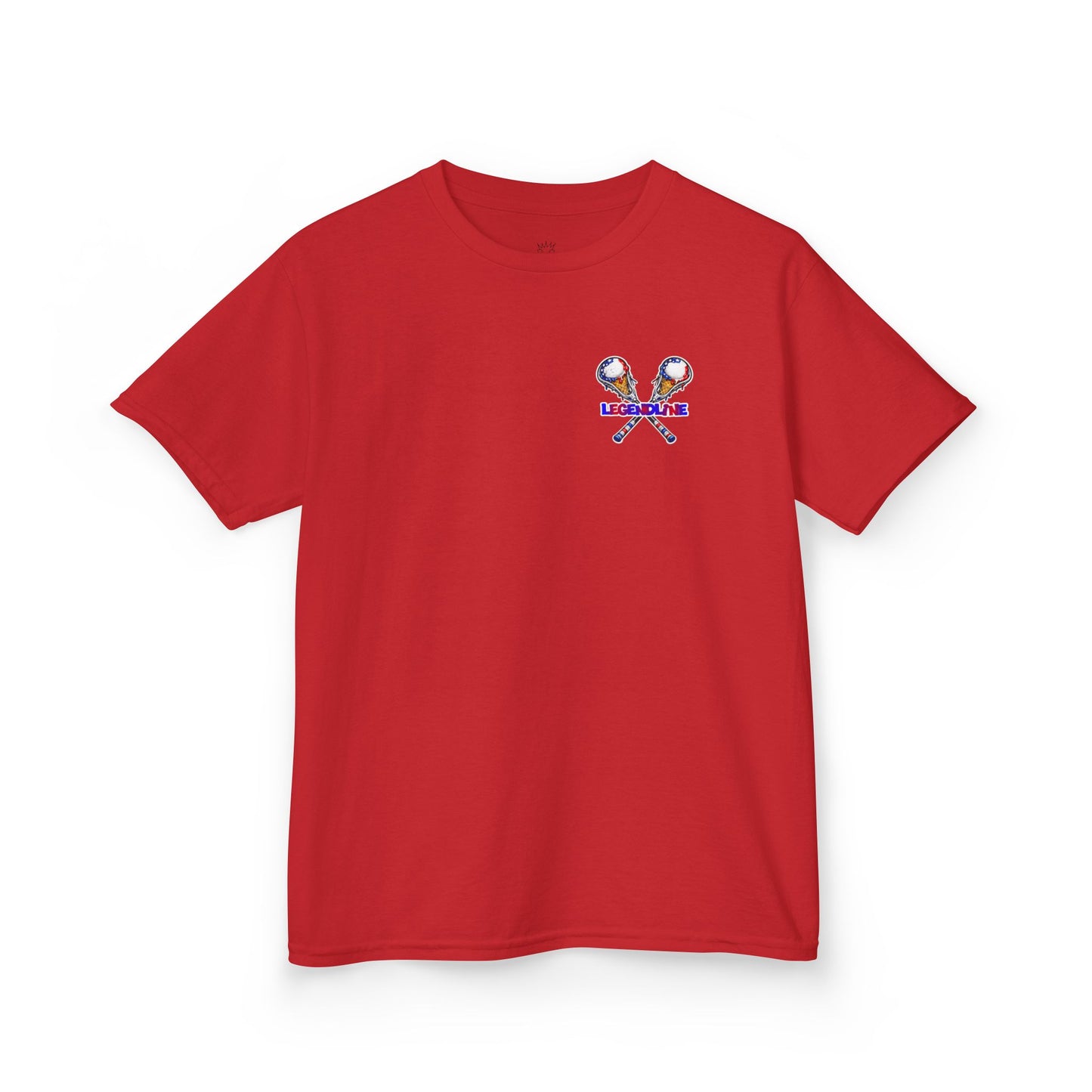 Kids Lacrosse T-Shirt, Youth Patriotic Shirt