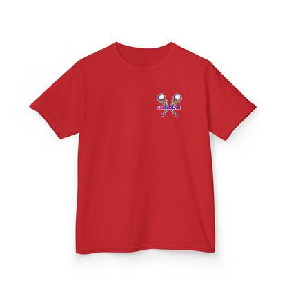 Kids Lacrosse T-Shirt, Youth Patriotic Shirt
