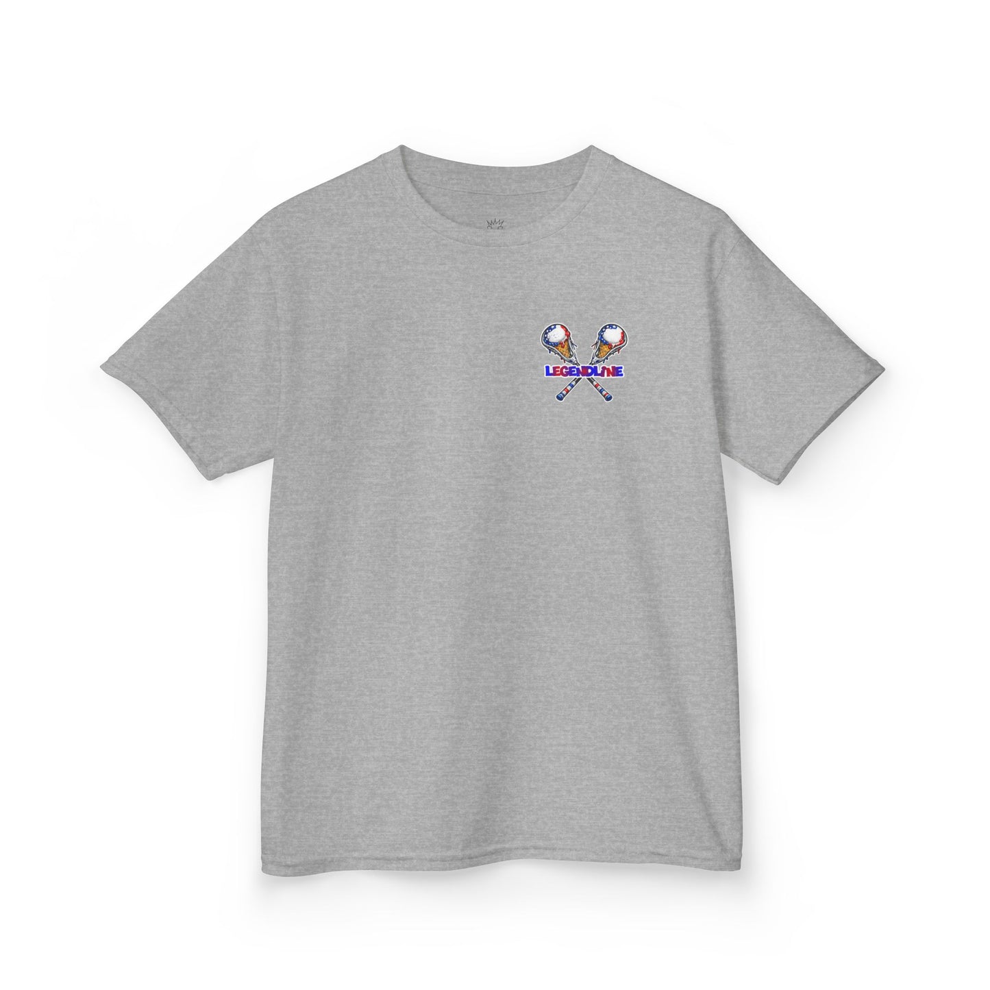 Kids Lacrosse T-Shirt, Youth Patriotic Shirt