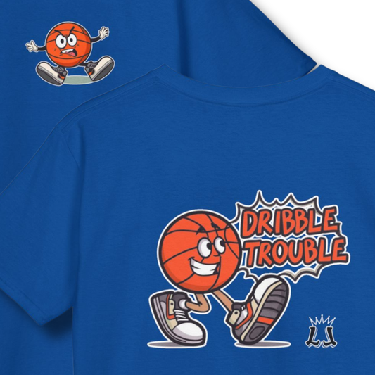 Youth Dribble Trouble Basketball T-Shirt