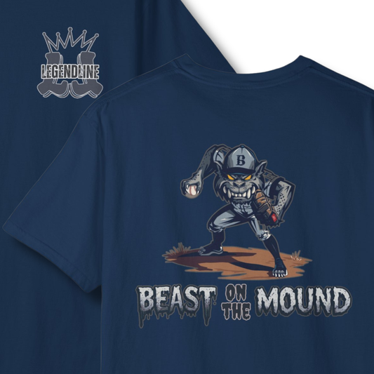 Youth Beast on the Mound Baseball Pitchers T-Shirt