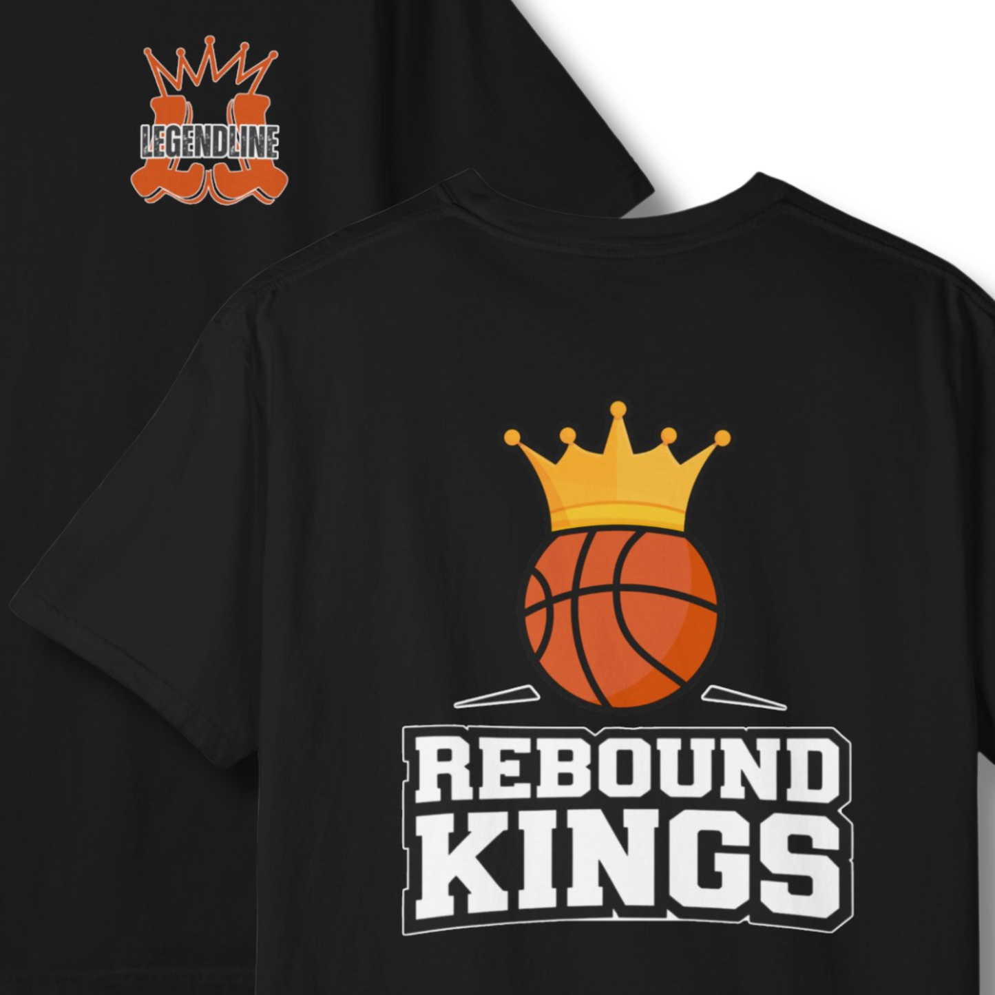Kids Rebound Kings Basketball Tee