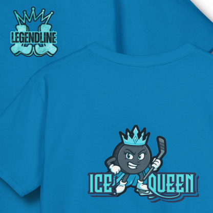 Youth Unisex Graphic Ice Hockey T-Shirt: Ice Queen