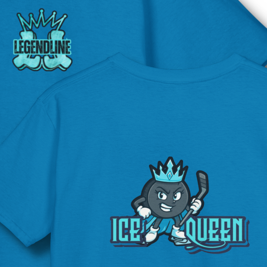 Youth Unisex Graphic Ice Hockey T-Shirt: Ice Queen