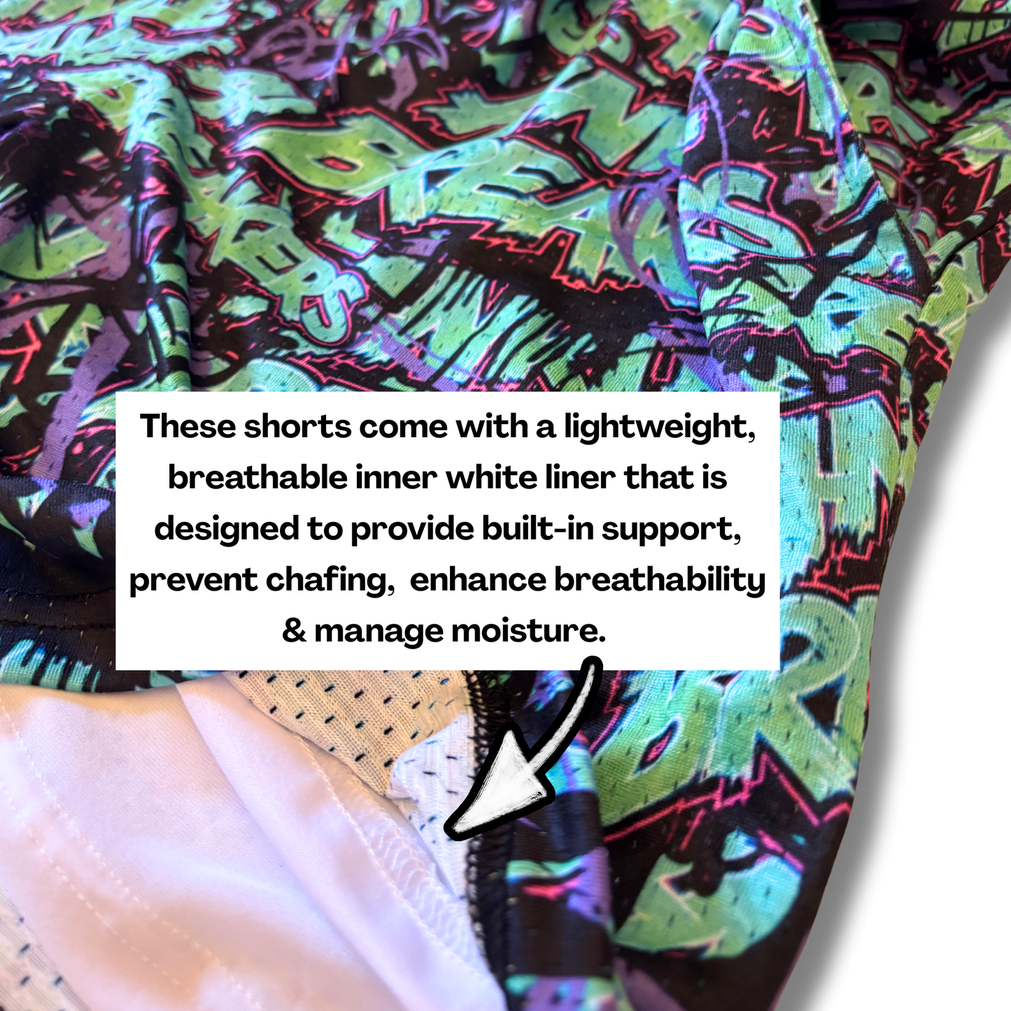 Adult "Ankle Breakers" Mesh Shorts (with inner liner)