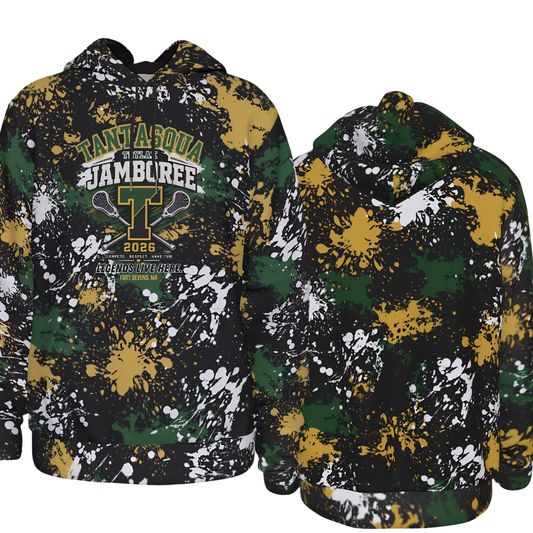 Youth TRYLax Jamboree 2026 Paint Splatter Hoodie (Non-Personalized)