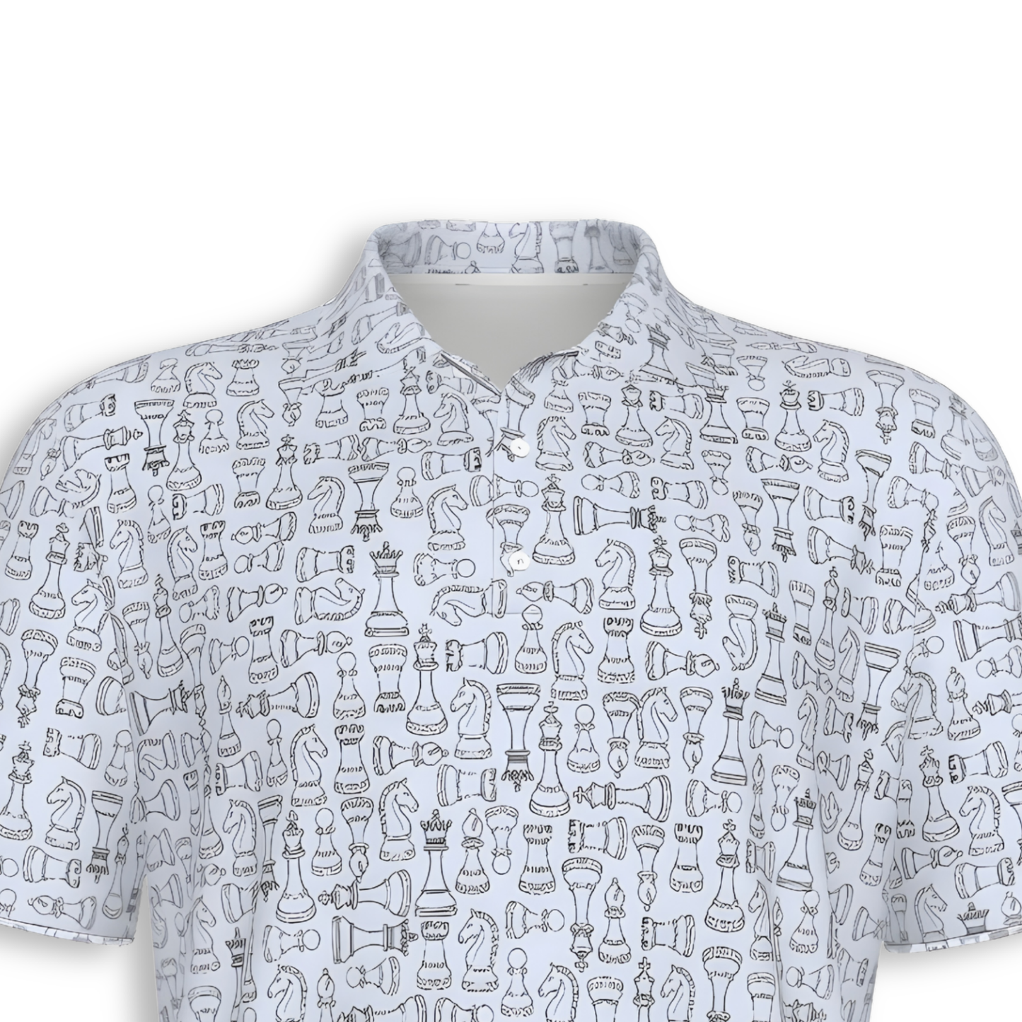 Checkmate Men's Polo Shirt, Chess Lovers