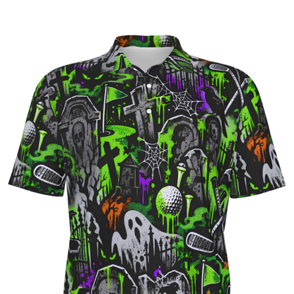 Teen UV Protected Halloween Golf Polo Shirt