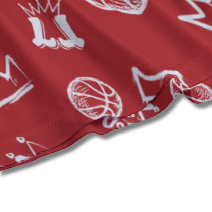 Youth Basketball Crowns & Kings America Mesh Shorts