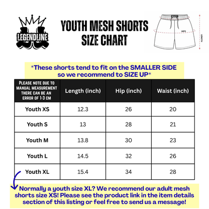 Youth Graffiti Basketball Mesh Shorts