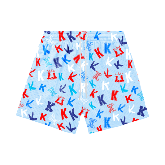 Adult "K's For Days" Baseball Pitcher Mesh Shorts (with inner liner)
