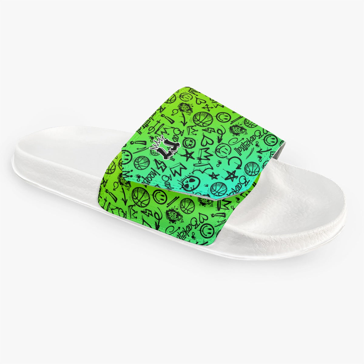 Men's Velcro Gradient Basketball Slides