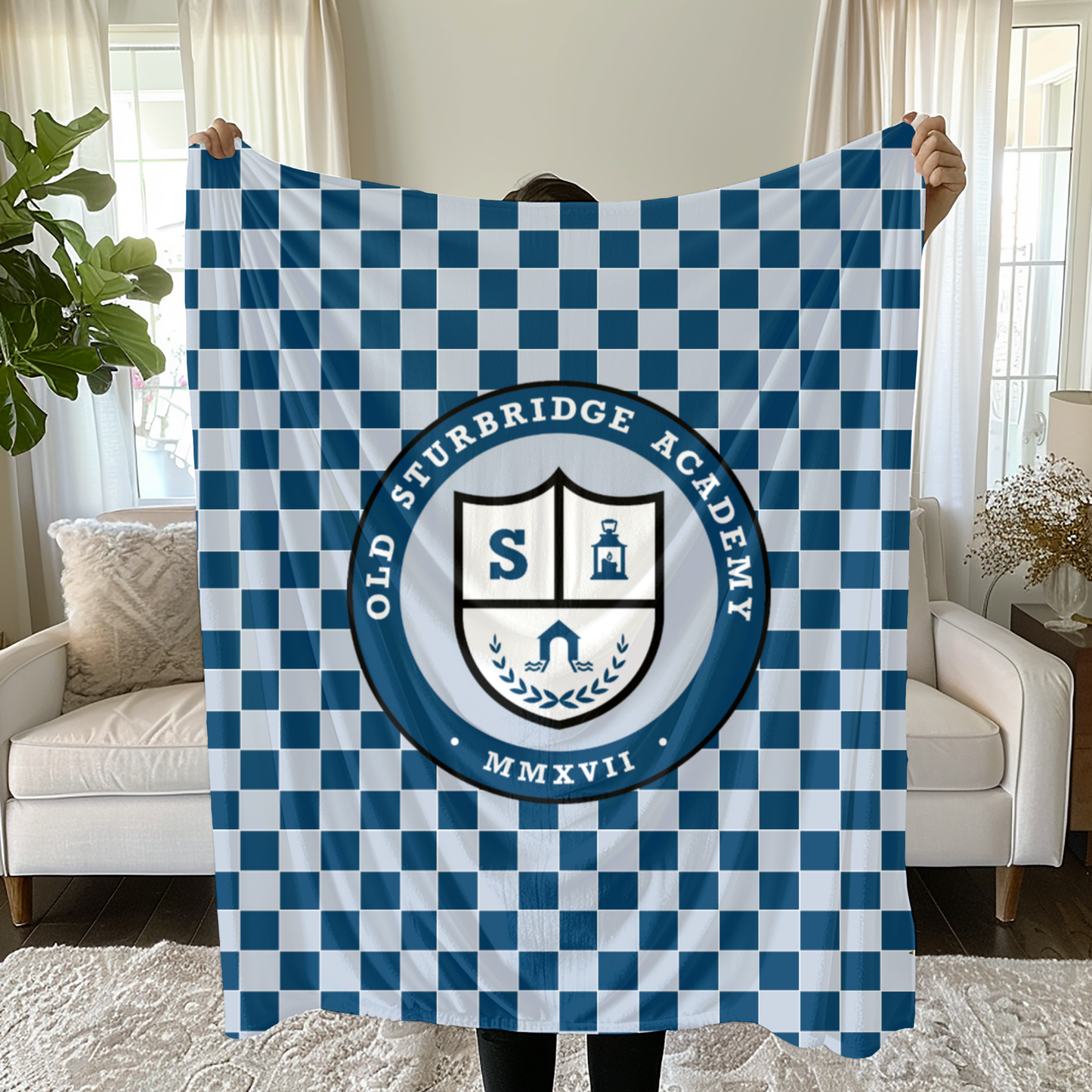 OSA Minky Plush Blanket - Checkered Edition