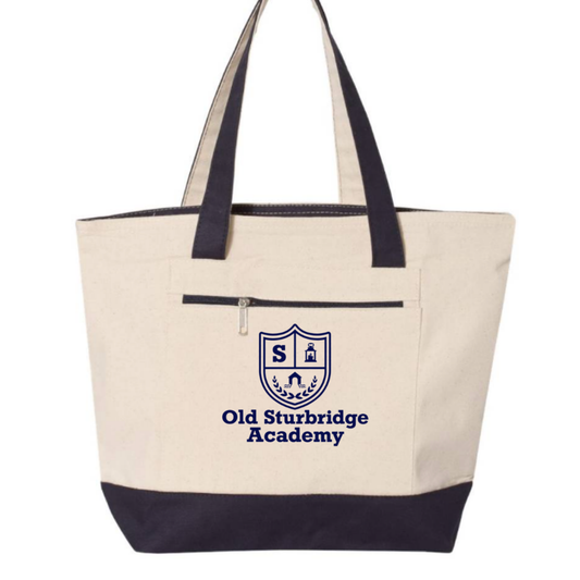 Old Sturbridge Academy Heavy Cotton Canvas Tote