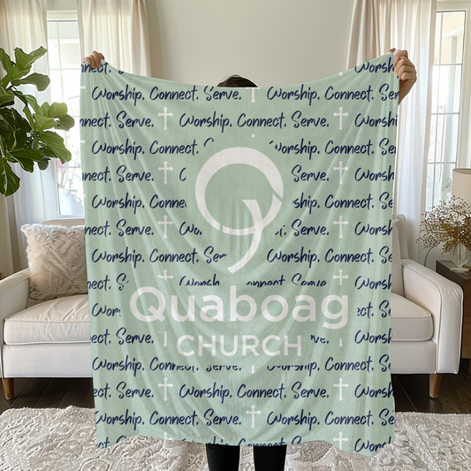 Quaboag Church Minky Plush Blanket - Version 2