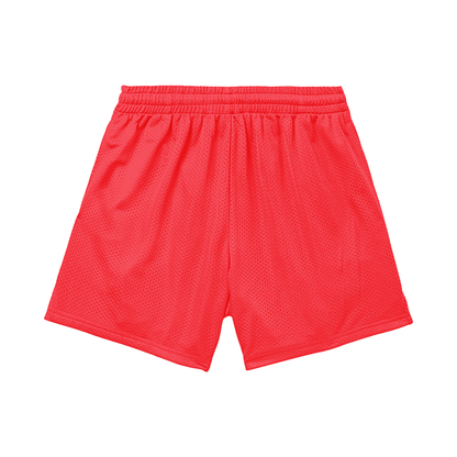 Teen/Adult CMC Mesh Shorts, Red (with inner liner)