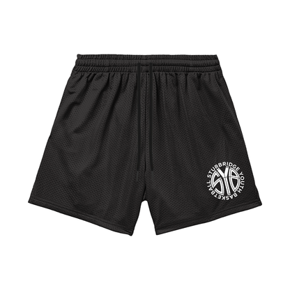 Adult Sturbridge Youth Basketball Mesh Shorts - Black (with inner liner)