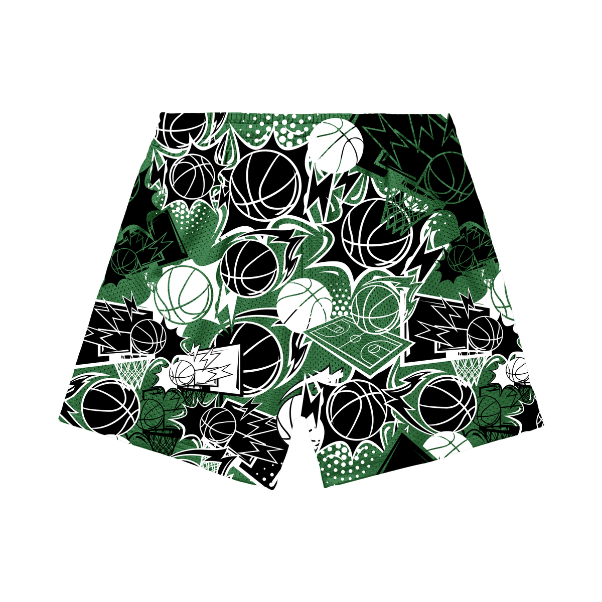 Adult Sturbridge Youth Basketball Mesh Shorts - Design 1 (with inner liner)