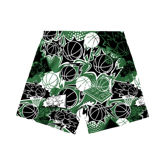 Adult Sturbridge Youth Basketball Mesh Shorts - Design 1 (with inner liner)