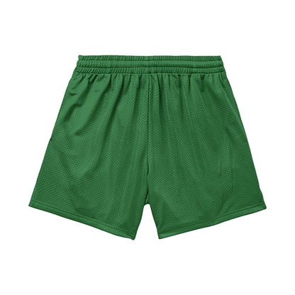 Adult Sturbridge Youth Basketball Mesh Shorts - Green (with inner liner)
