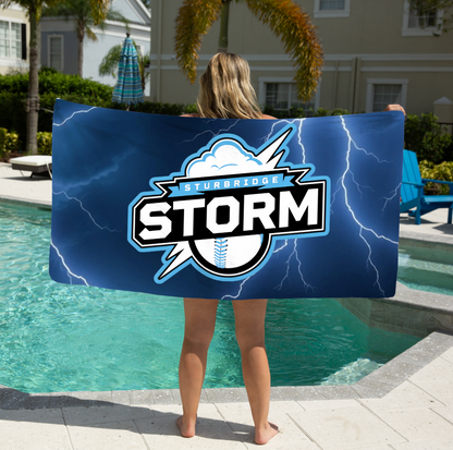 Storm Premium Thick, Super Soft Beach Towel (50/50 poly/cotton)