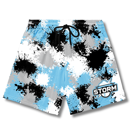 Adult Storm Mesh Shorts - Paint Splatter Edition 2 (with inner liner)