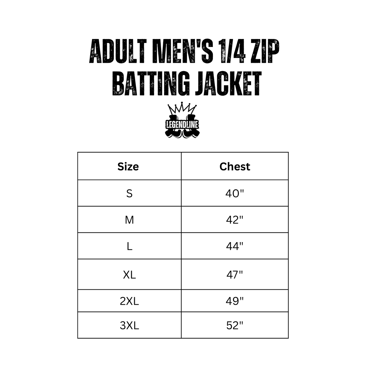 Adult Sturbridge Storm Men's 1/4 Zip Batting Jacket