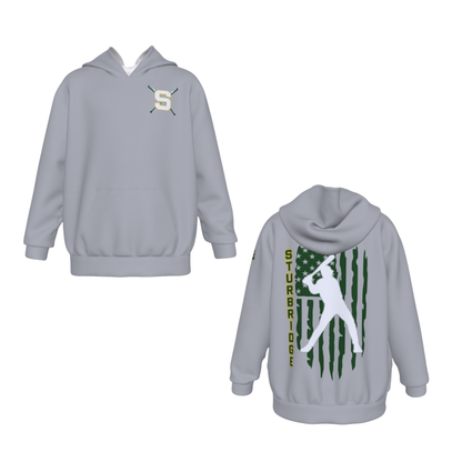 Youth Sturbridge Little League Baseball Flag Hoodie (Personalized)