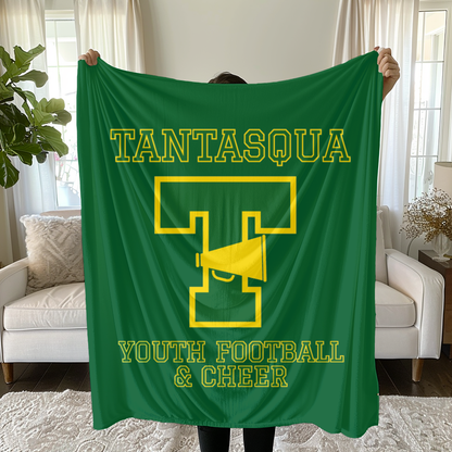 Warriors Cheer Minky Plush Blanket