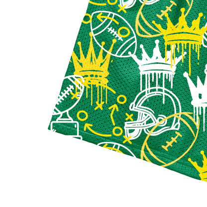 Teen/Adult Tantasqua Youth Football Mesh Shorts - Dripping Crowns Edition (with inner liner)