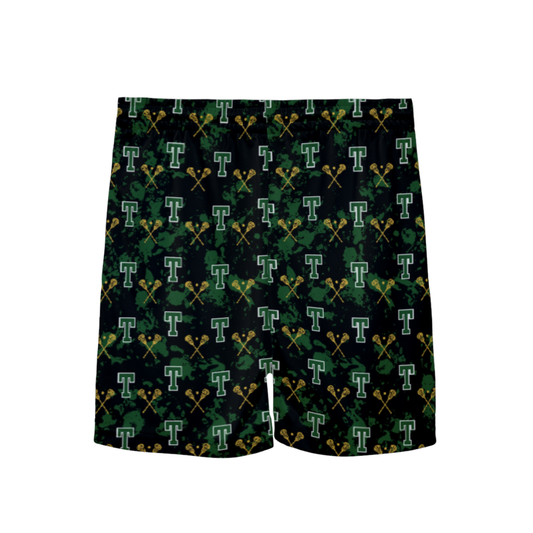 Youth TRYLAX Black T Mesh Lacrosse Shorts
