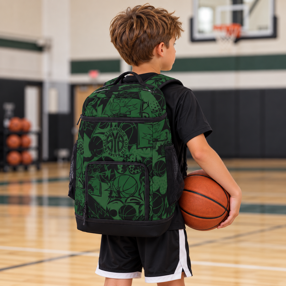 Sturbridge Youth Basketball Bag - Design 3 (Not Personalized)