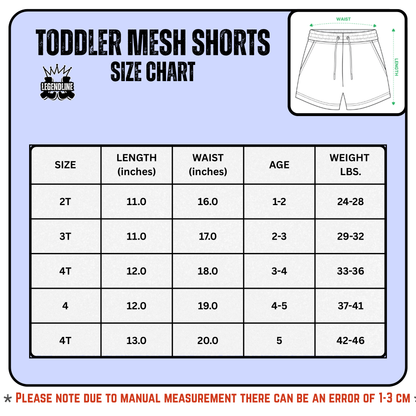 Toddler Black Lab American Flag Mesh Shorts