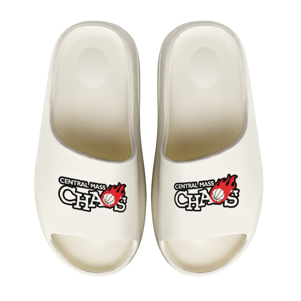 Teen/Adult CMC Basketball Slides - Black and White