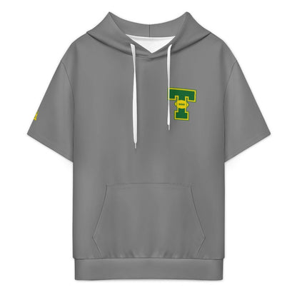 Personalized TYFC Short Sleeve Gray Hoodie