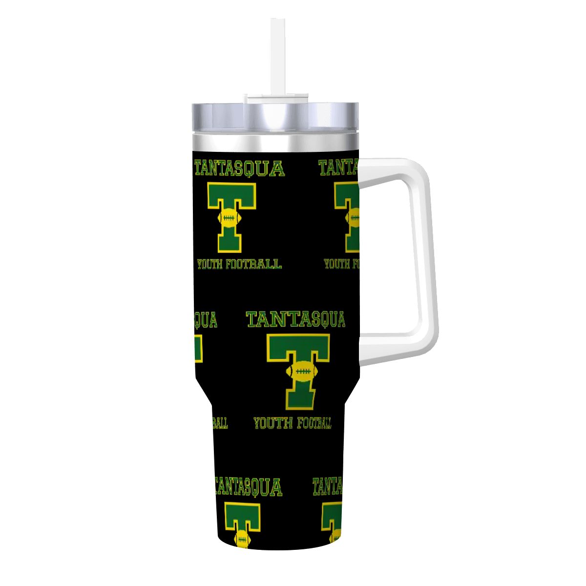 TYFC Travel Coffee Mug with Handle and Straw (40oz)