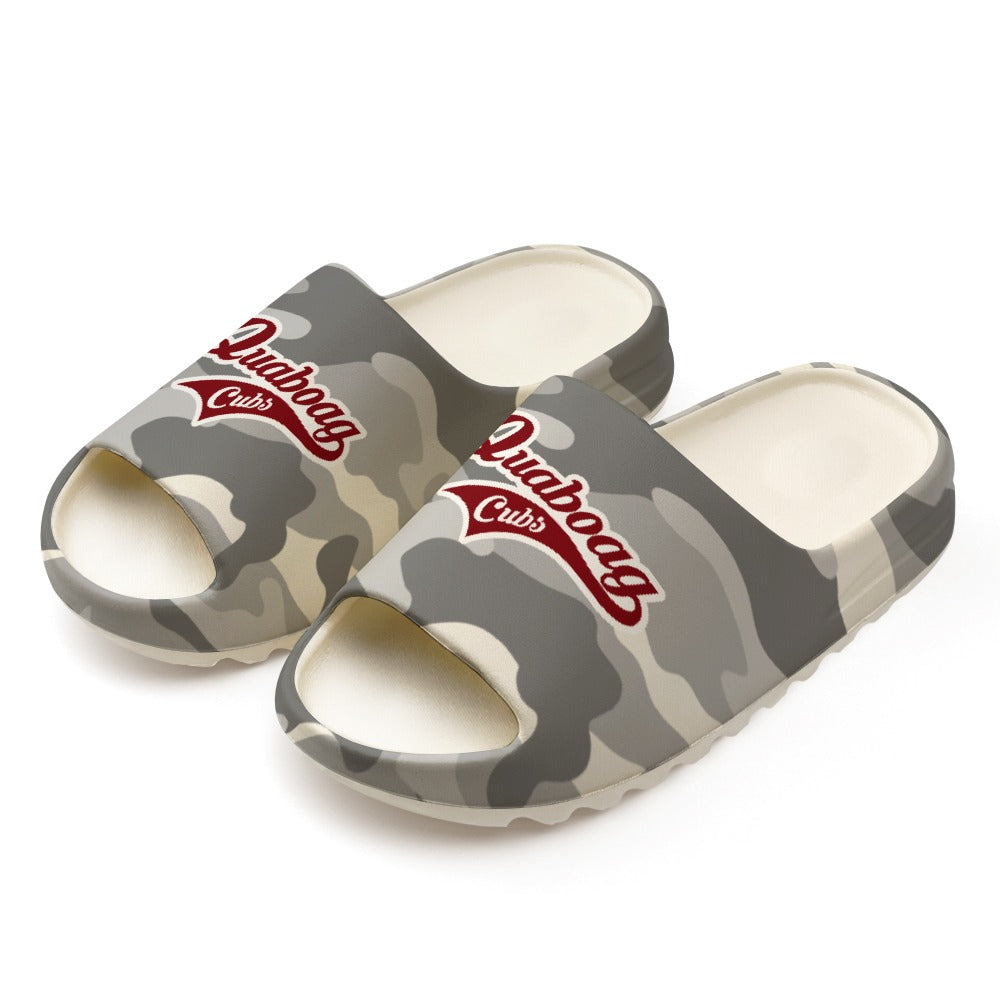 Adult/Teen Quaboag Baseball Camo Sports Slides