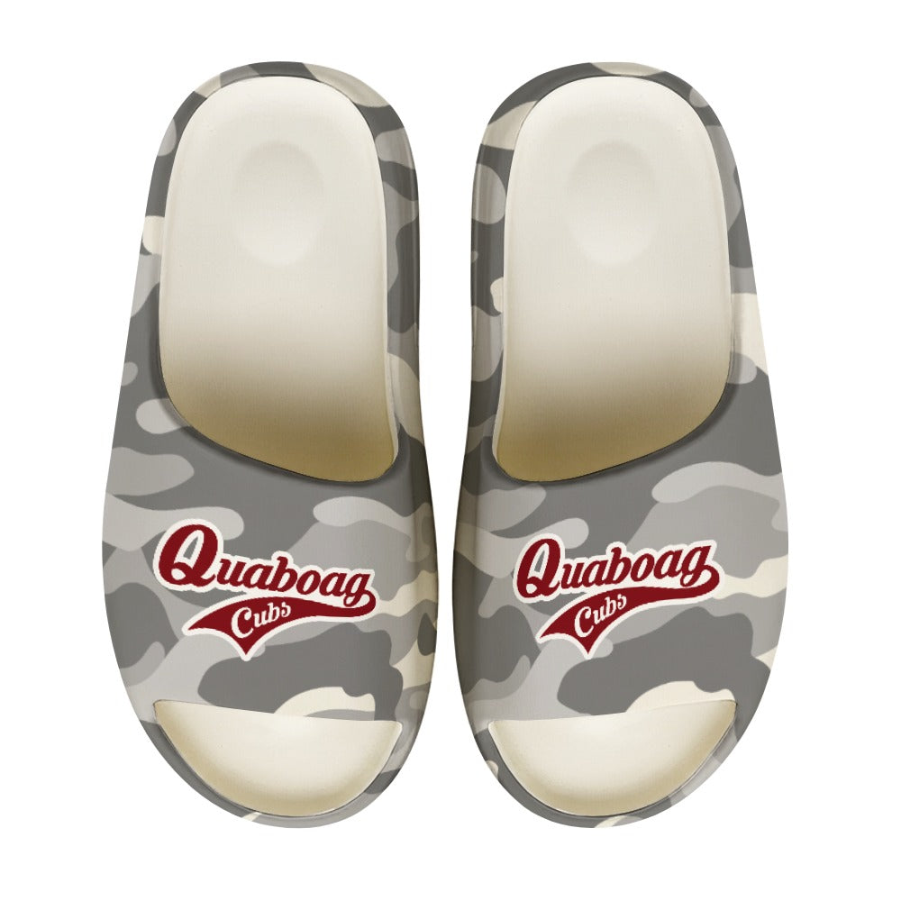 Adult/Teen Quaboag Baseball Camo Sports Slides