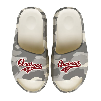 Adult/Teen Quaboag Baseball Camo Sports Slides