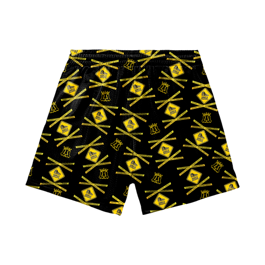 Adult "Caution - Ankle Breakers" Mesh Shorts