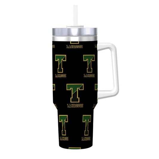 TRYLAX Travel Coffee Mug with Handle and Straw (40oz)