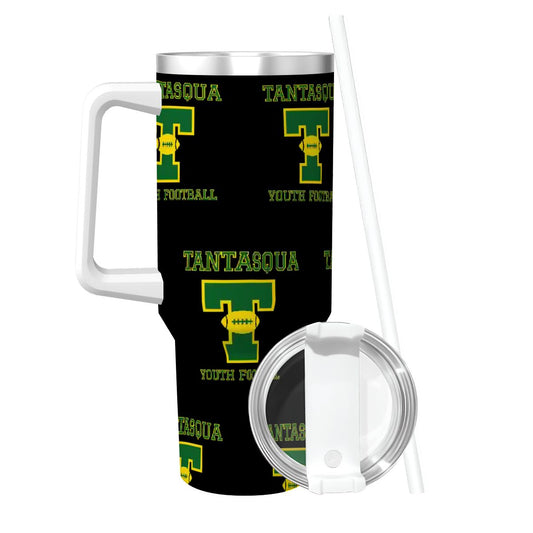 TYFC Travel Coffee Mug with Handle and Straw (40oz)