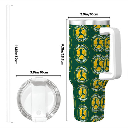 SGSL Travel Coffee Mug with Handle and Straw (40oz)