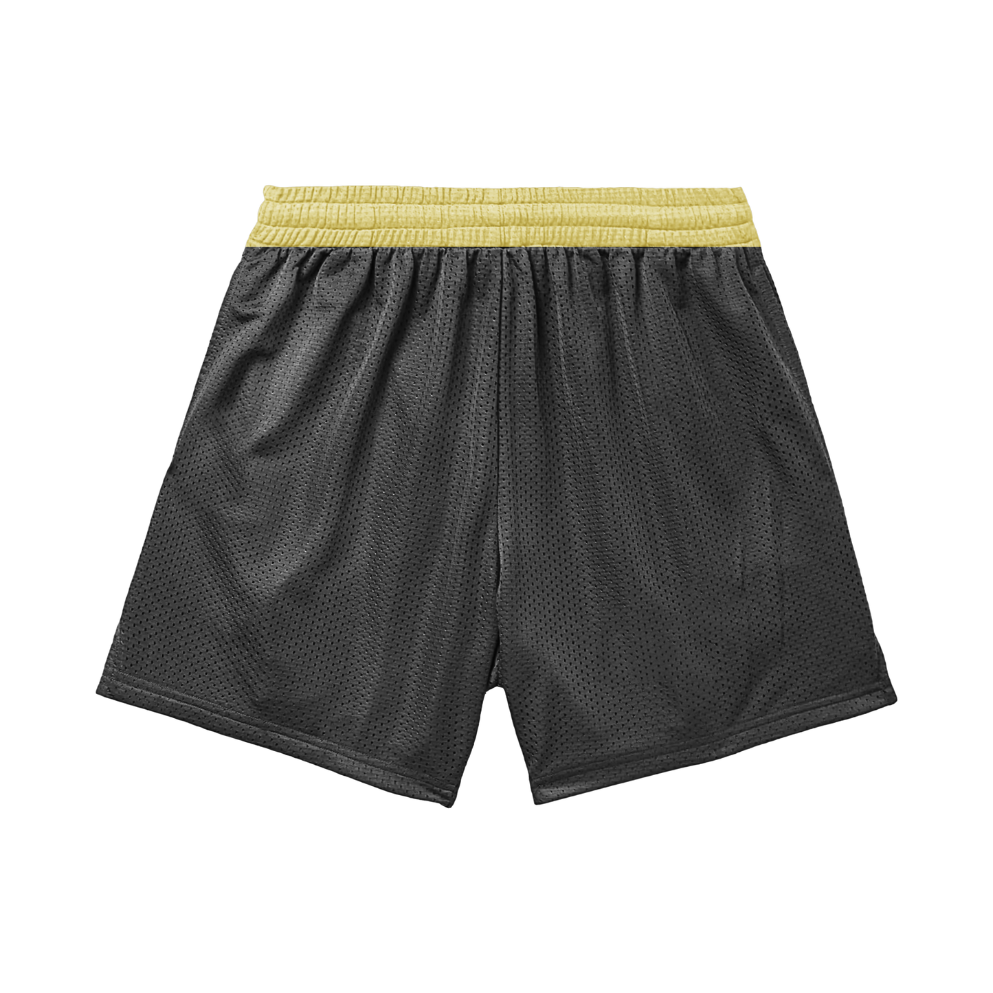 Adult Brimfield Inferno Softball Mesh Shorts - Black & Gold Edition (with inner liner)