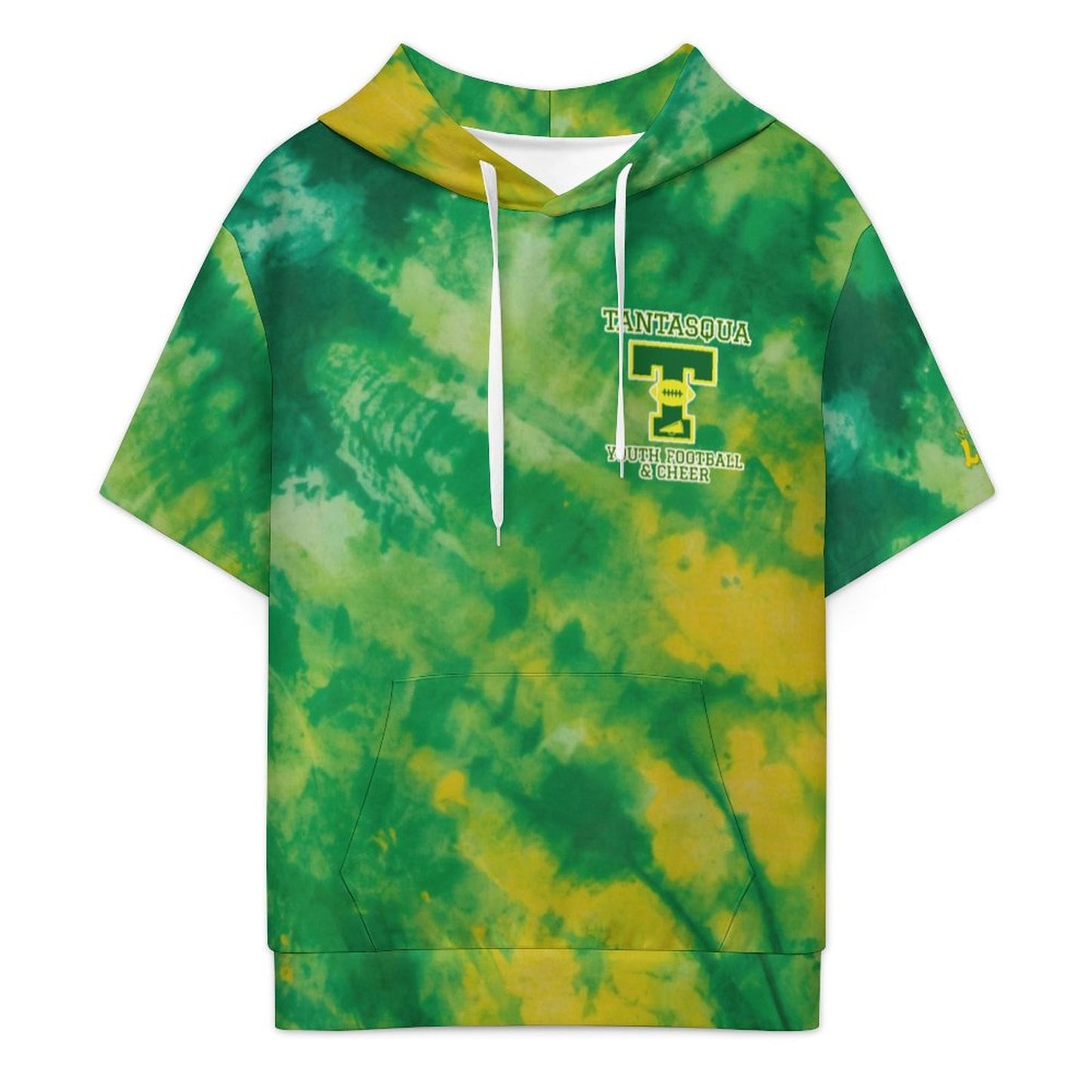 Personalized TYFC Adult/Teen Tie Dye Short Sleeve Hoodie